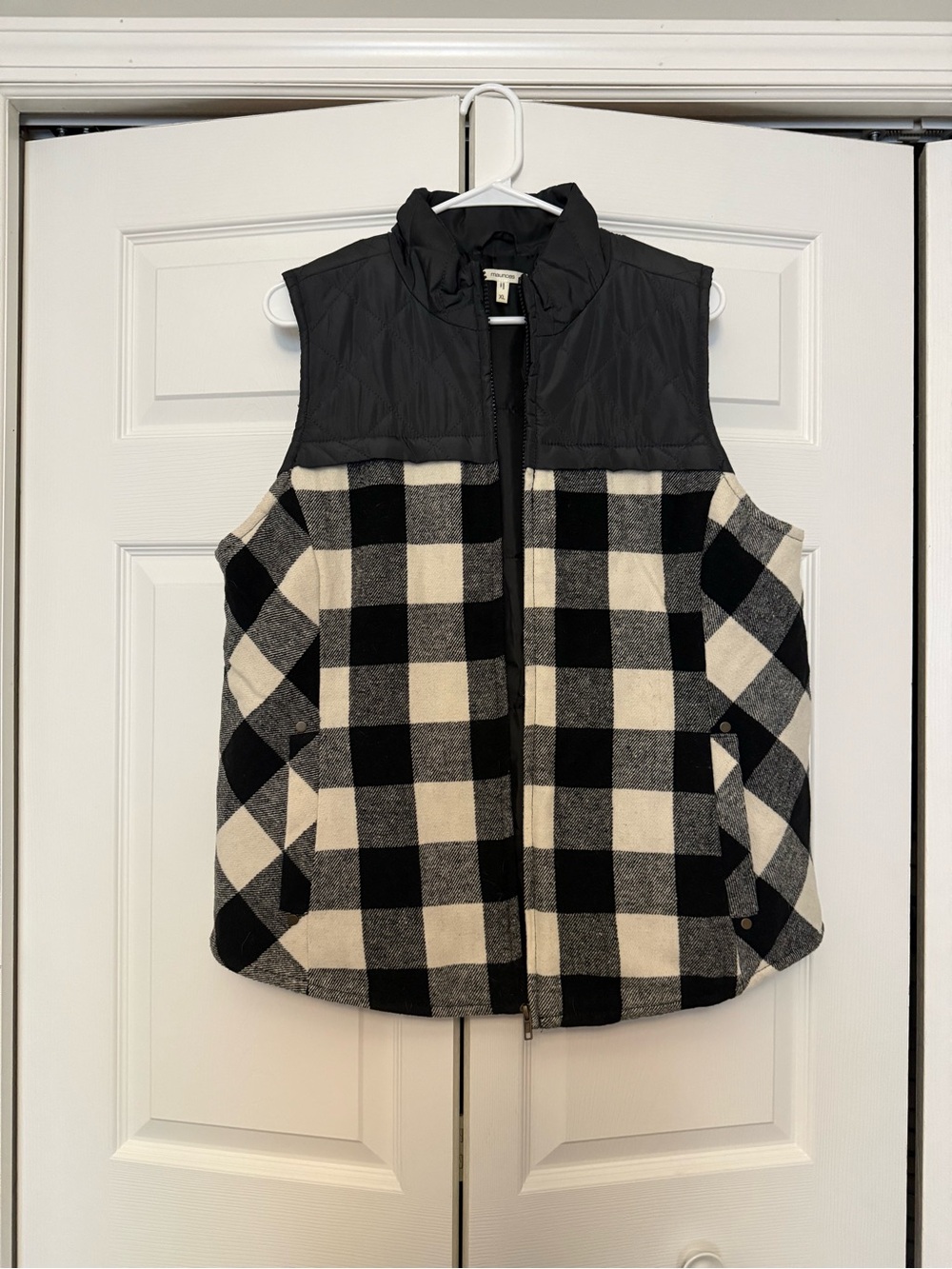 Maurices Black Quilted Puffer Vest